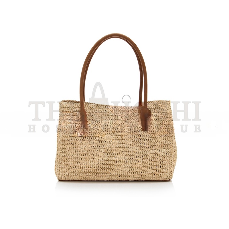 Y51 RAFFIA PANIER RECTANGLE TOTE 92886994 (29*21*9cm) Master Quality